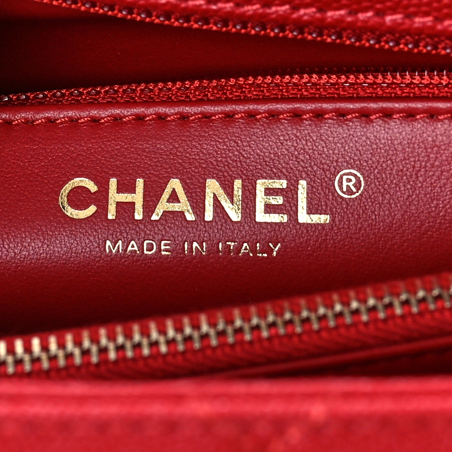 Chanel Caviar Quilted Small Coco Handle Flap Red 5 of 8