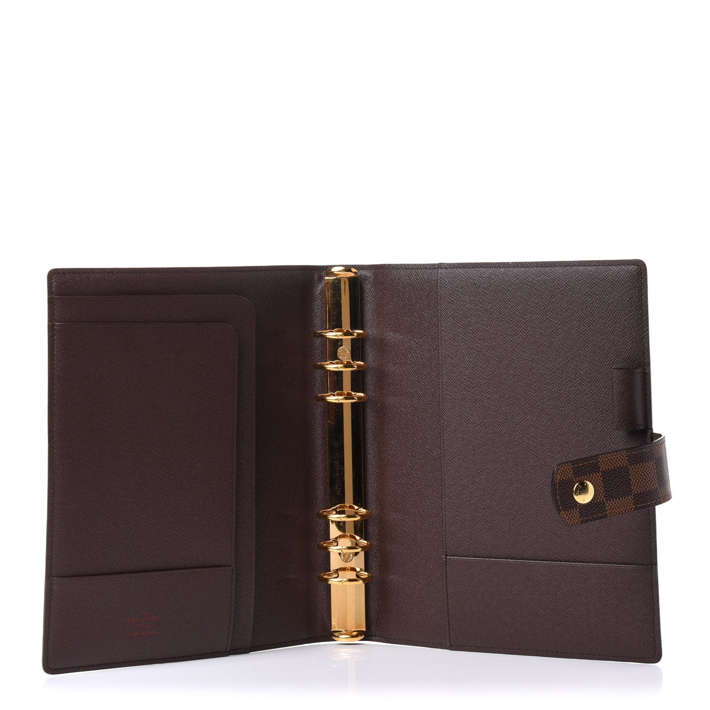 Damier Ebene Large Ring Agenda Cover