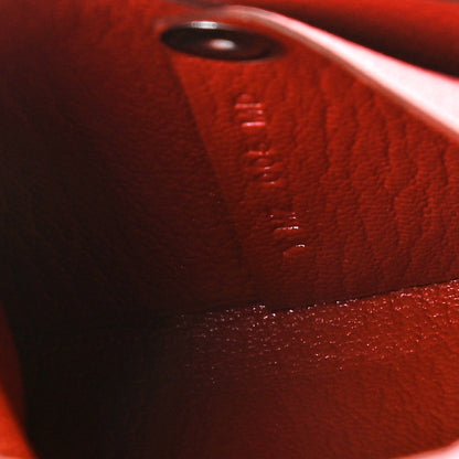 Hermes Chevre Mysore Verso Bastia Coin Purse Rose Confetti Brique 5 of 9