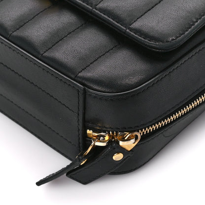Saint Laurent Lambskin Matelasse Monogram Vicky Camera Bag Black 10 of 10