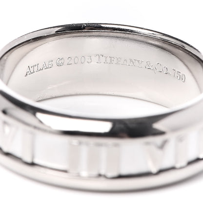 Tiffany 18K White Gold Atlas Ring 56 7.5 4 of 4
