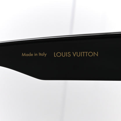 Louis Vuitton Acetate Cyclone Sunglasses Z1578E Black 6 of 9