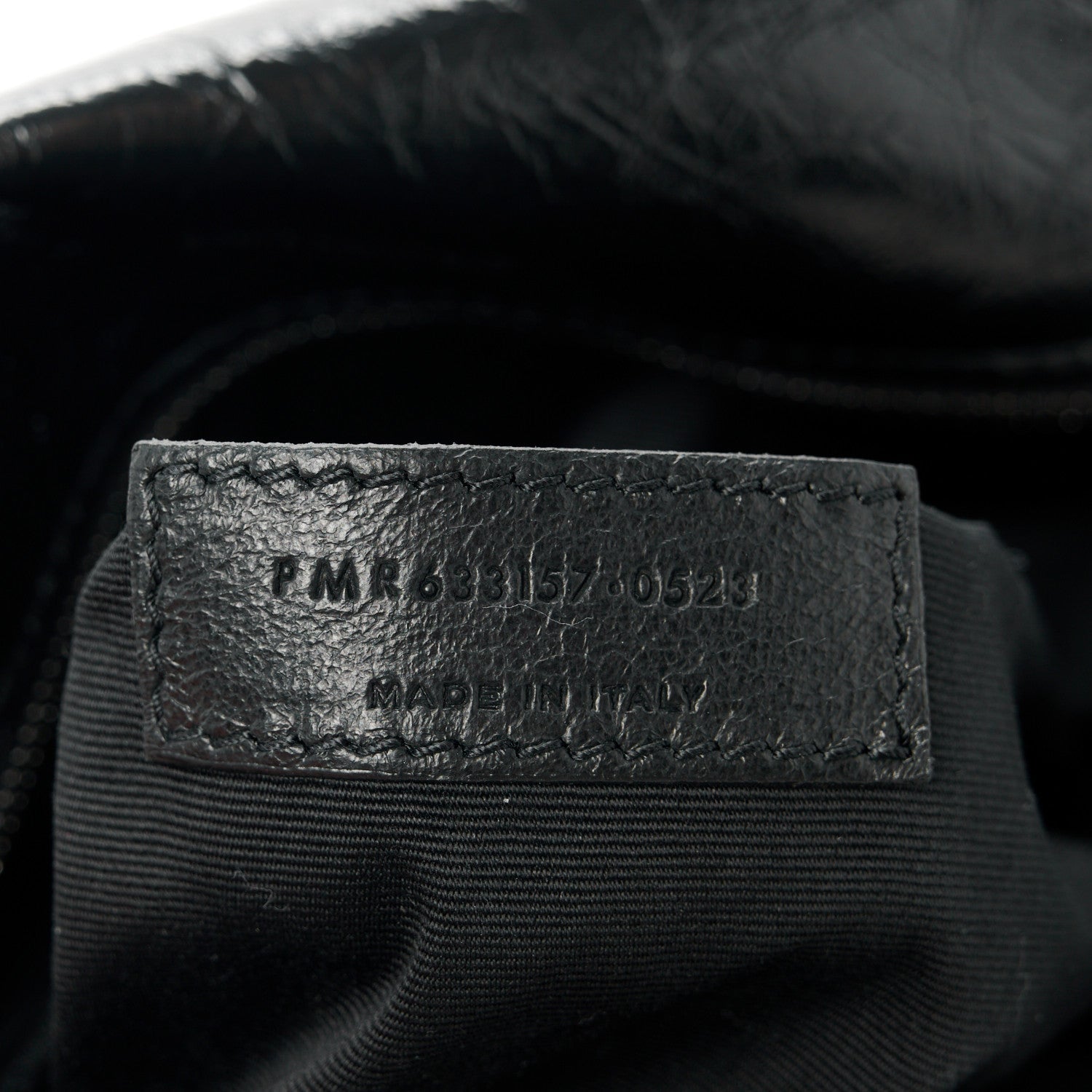 Saint Laurent Crinkled Calfskin Matelasse Monogram Large Niki Chain Satchel  Black 8 of 11