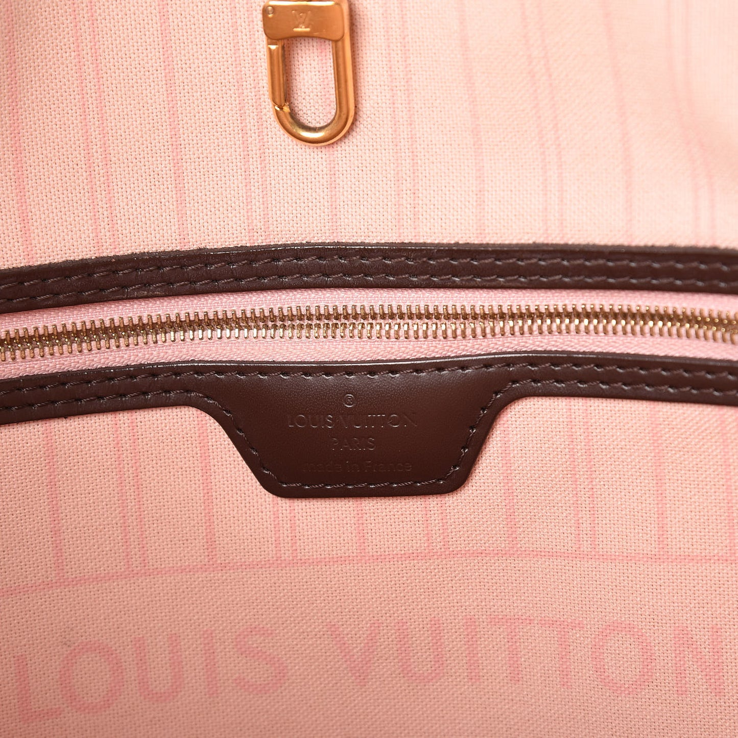 Damier Ebene Neo Neverfull MM Rose Ballerine