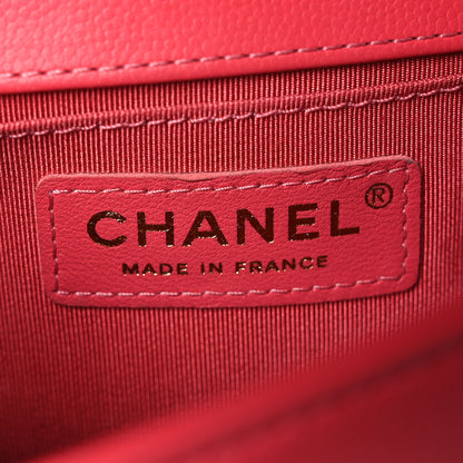 Chanel Caviar Quilted Small Boy Flap Pink 6 of 15