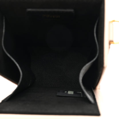 Fendi Vitello Fluffy Logo Vertical Box Rosa Quarzo Black 5 of 10