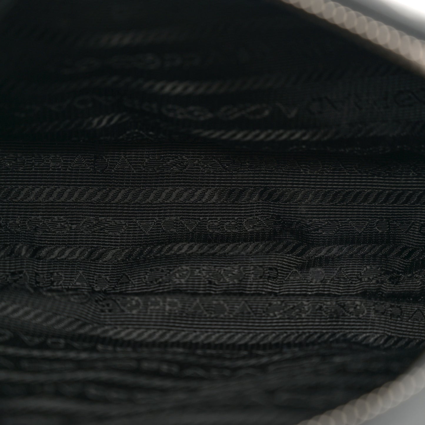 Tessuto Nylon Saffiano Mini Re-Edition 2005 Bag Black
