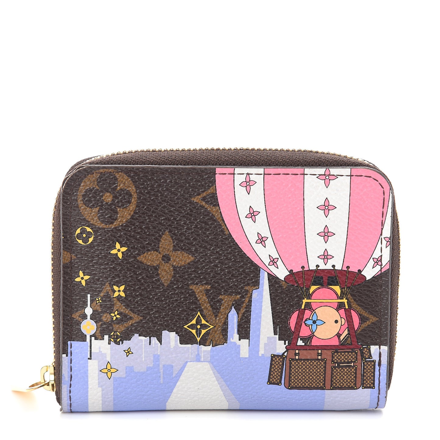 Monogram 2019 Christmas Animation Zippy Coin Purse