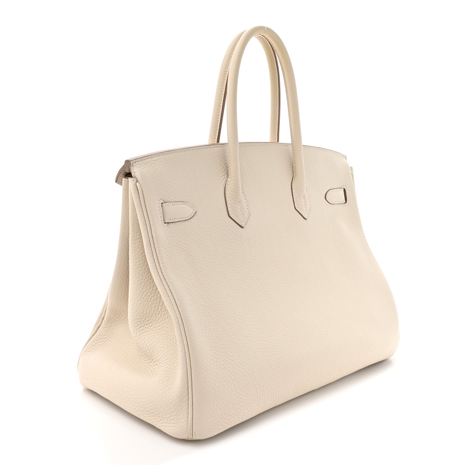 Hermes Taurillon Clemence Birkin 35 Craie 3 of 13
