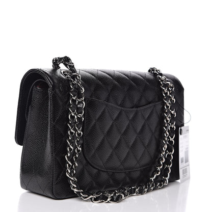 Chanel Caviar Quilted Medium Double Flap Black 3 of 11