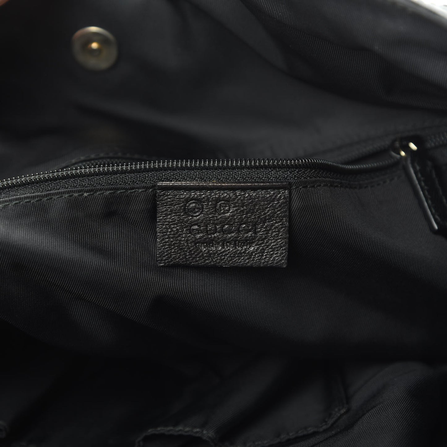 Guccissima Full Moon Tote Black