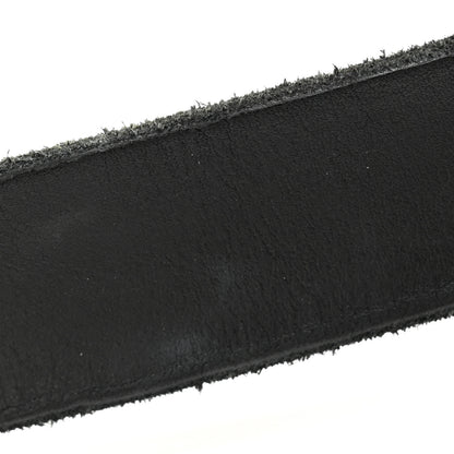 Gucci Cuoio Toscano Nickel Double G 30mm Belt 75 30 Black 7 of 9