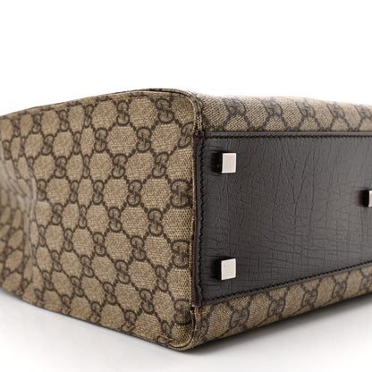 Gucci GG Plus Monogram Small Vertical Tote Dark Brown 9 of 10