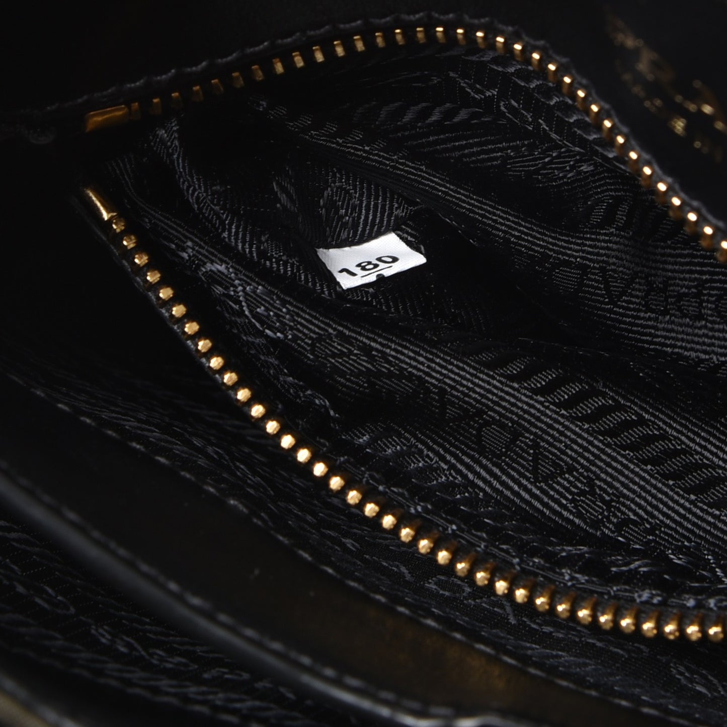 Nylon Calf Quilted Corsaire Bag Militare Black
