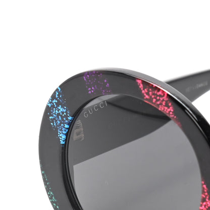 Gucci Acetate Round Glitter GG0319S Sunglasses Rainbow 7 of 8
