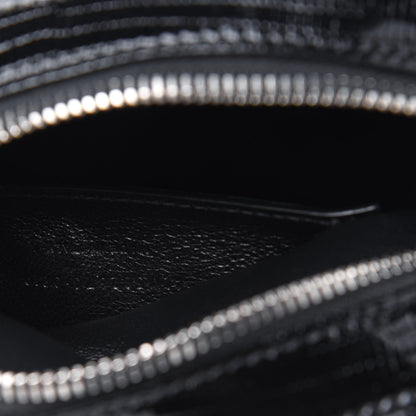 Saint Laurent Calfskin Lizard Embossed Le 61 Camera Bag Black 6 of 8