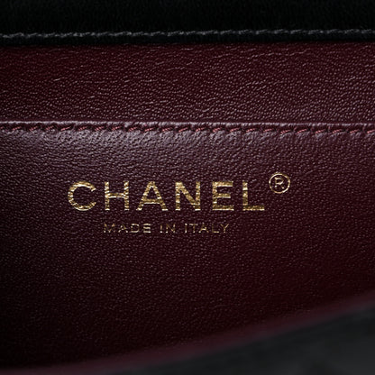 Chanel Lambskin Quilted Medium Crossing Times Flap Black 5 of 23