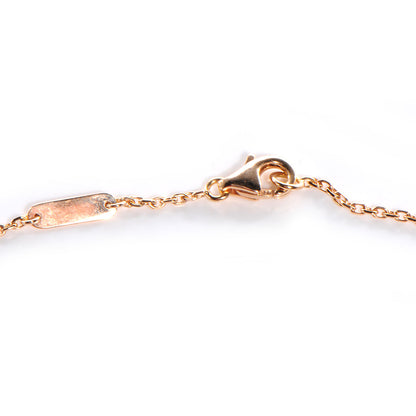 Van Cleef & Arpels 18K Rose Gold Vintage Alhambra Pendant Necklace 4 of 6