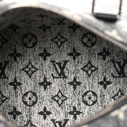 Louis Vuitton Denim Monogram Jacquard Speedy Bandouliere 25 Black 5 of 9
