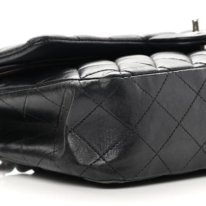 Chanel Lambskin Quilted Medium Double Flap Black 9 of 21
