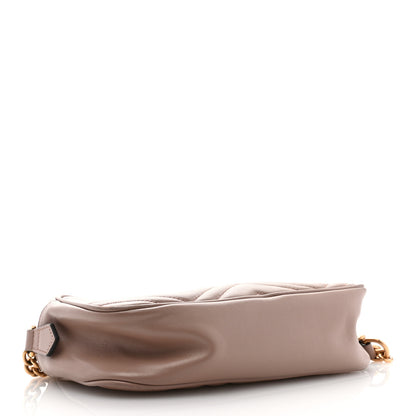 Gucci Calfskin Matelasse Small GG Marmont Chain Shoulder Bag Porcelain Rose 4 of 13