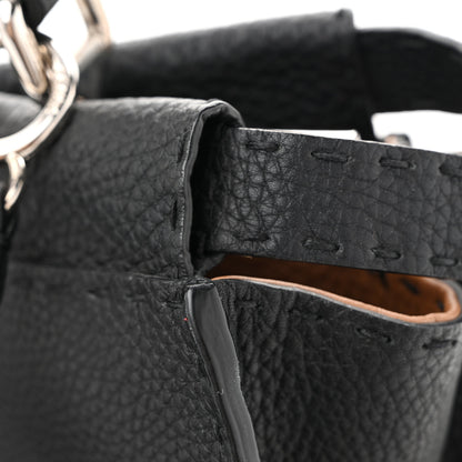 Fendi Cuoio Romano Selleria Bi-Color Large Peekaboo Iconic Satchel Black Mou 12 of 12