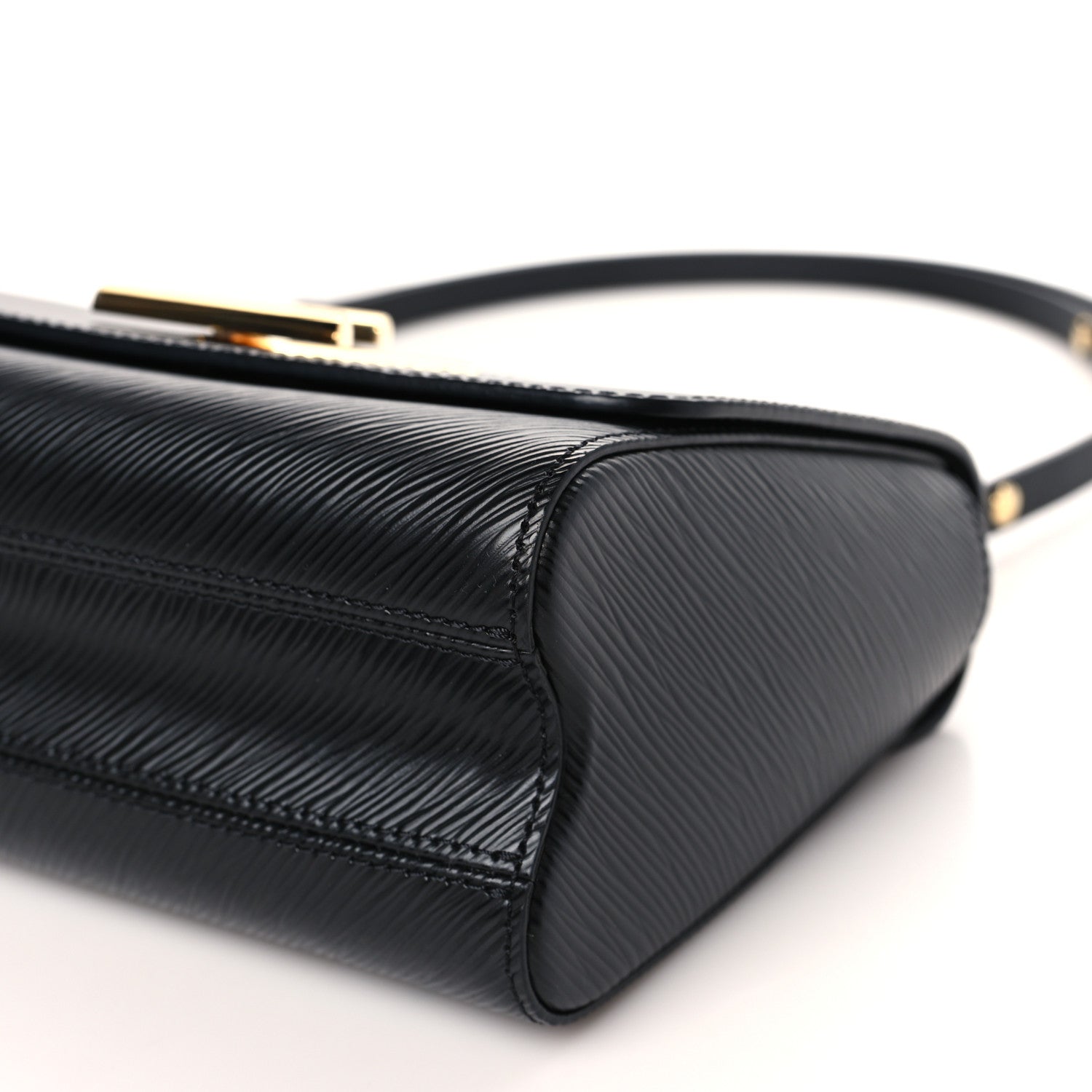 Louis Vuitton Epi Twist Braided Strap Shoulder Bag MM Black 8 of 9