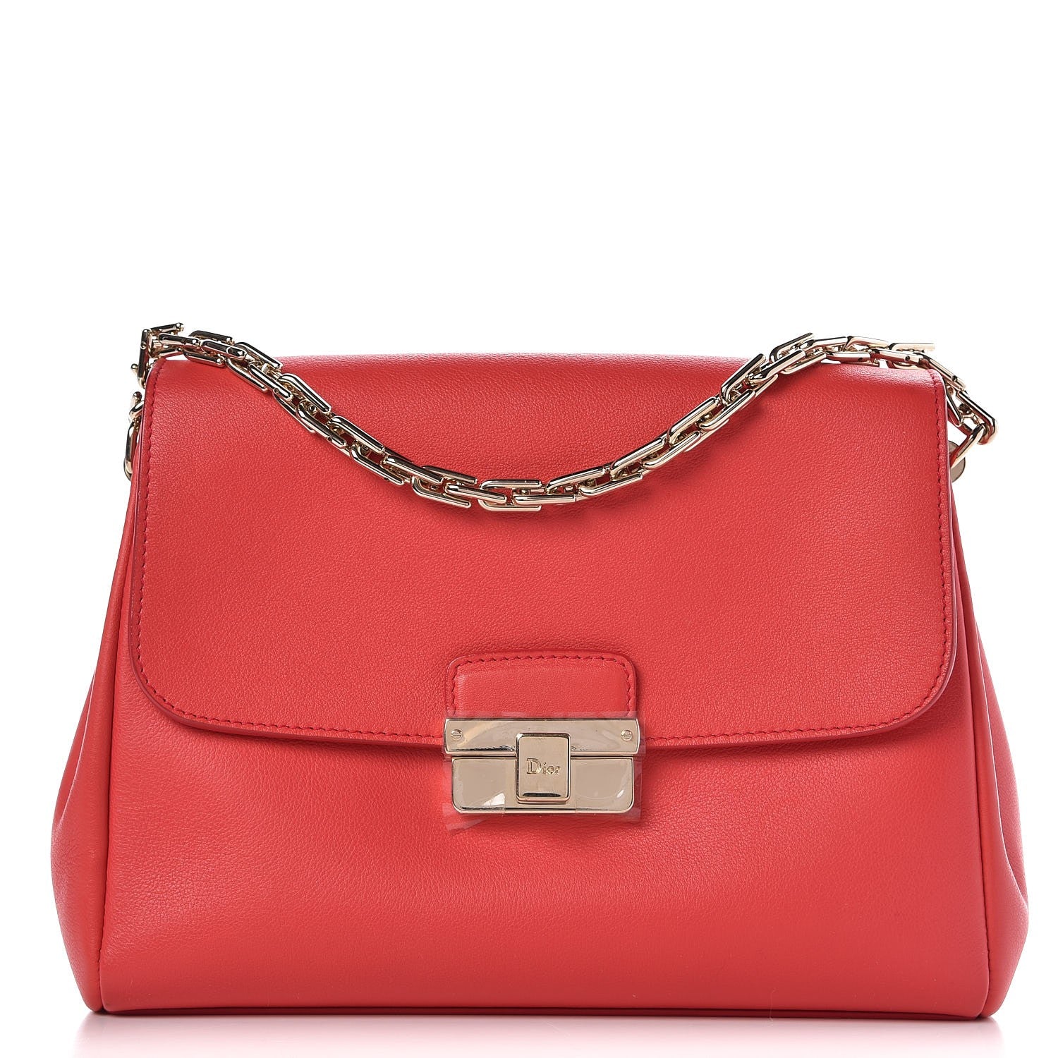 Christian Dior Calfskin Small Diorling Red 1 of 9