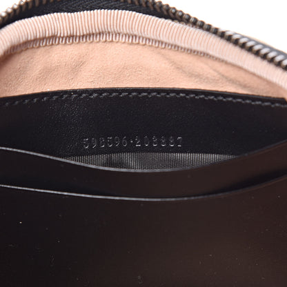 Gucci Calfskin Matelasse Mini GG Marmont Chain Crossbody Bag Black 7 of 11