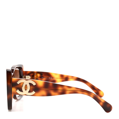 Chanel Square Polarized CC Sunglasses 5494 Tortoise Brown 3 of 8