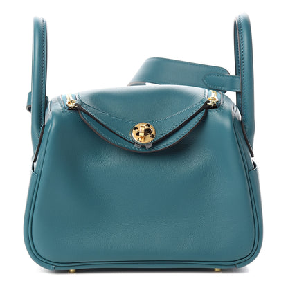 Hermes Swift Mini Lindy 20 Vert Bosphore 1 of 7