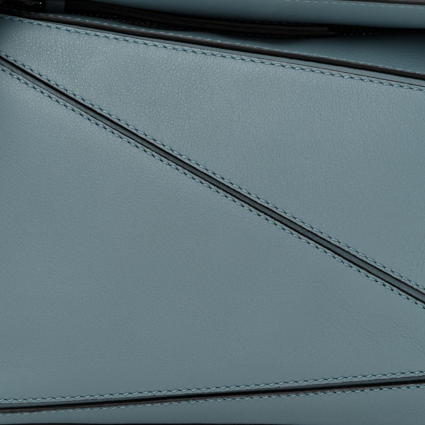 Calfskin Small Puzzle Bag Stone Blue