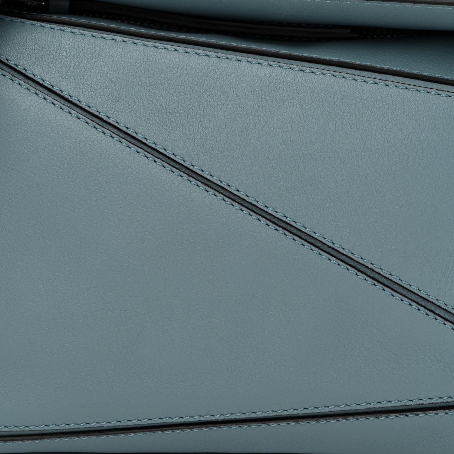 Loewe Calfskin Small Puzzle Bag Stone Blue 8 of 14