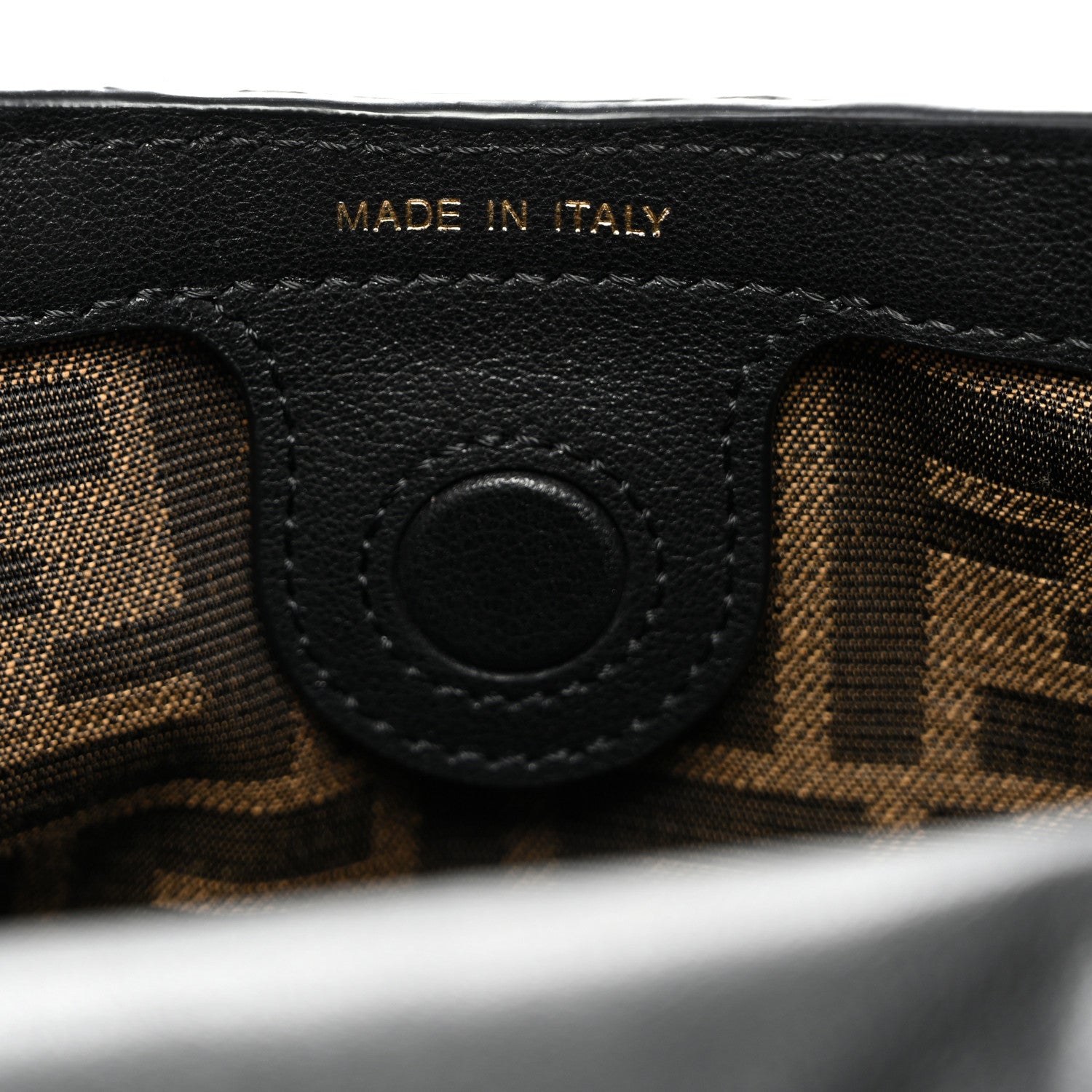 Fendi Calfskin Small Spy Black 6 of 9