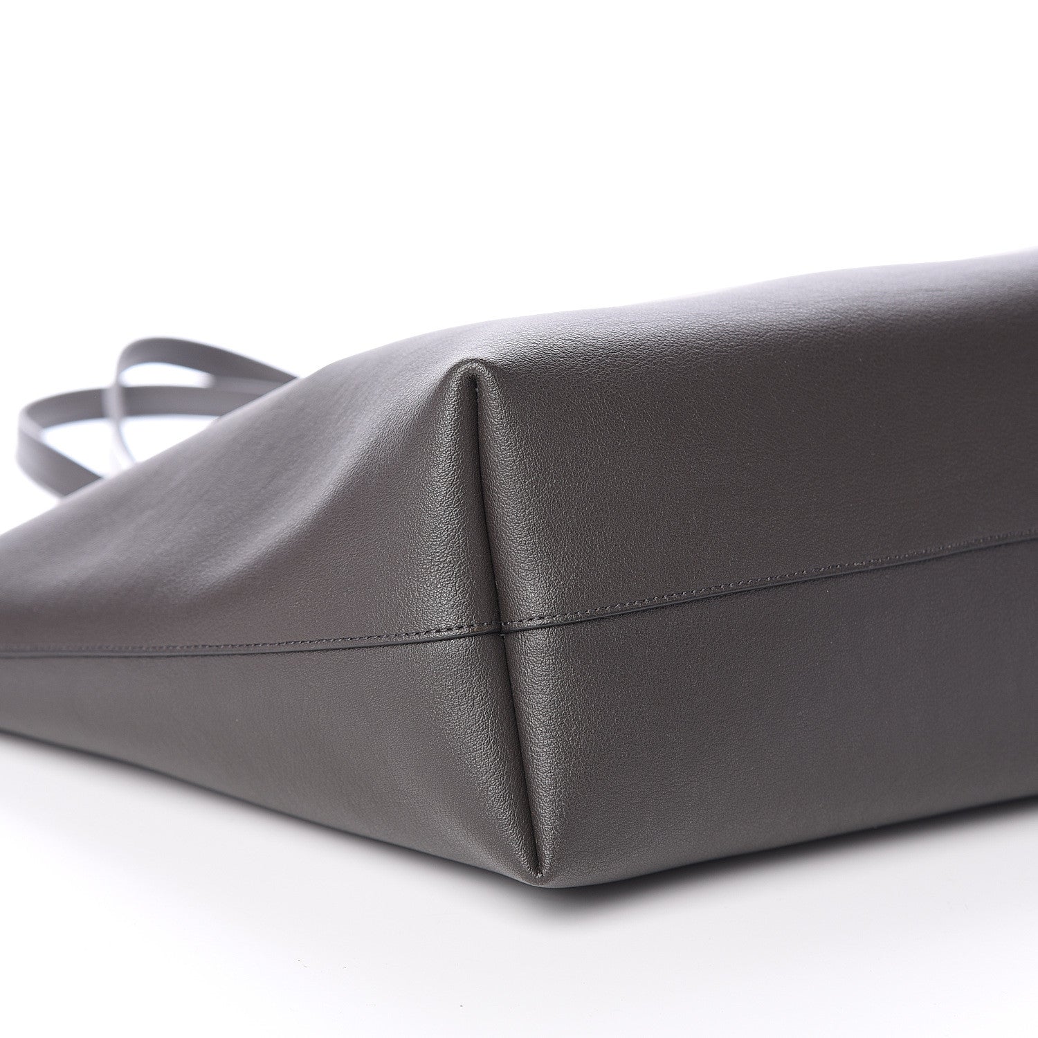 Saint Laurent Calfskin Large Shopping Tote Dark Grey 7 of 8