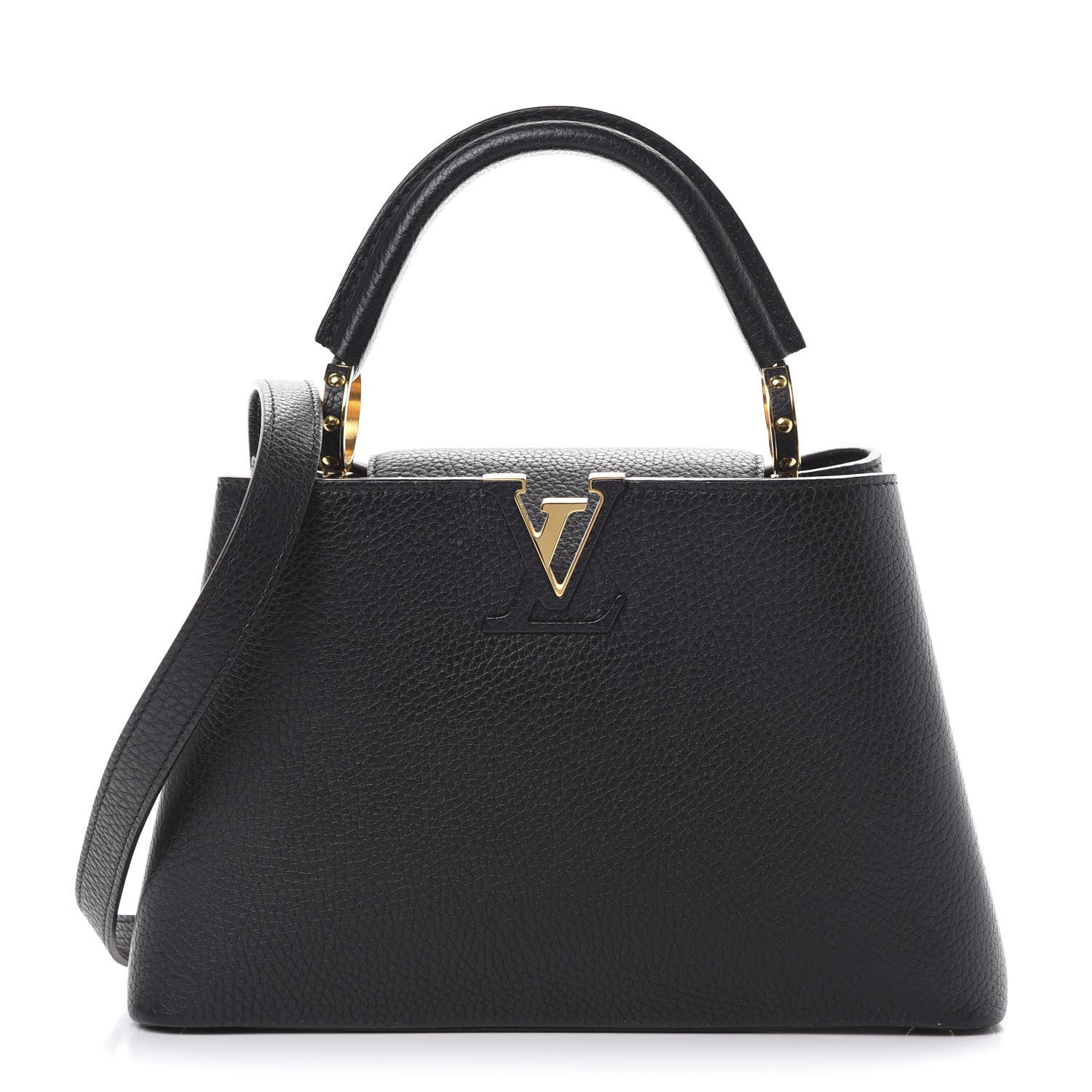 Louis Vuitton Taurillon Capucines BB Black 1 of 13