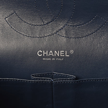 Chanel Patent Quilted Jumbo Double Flap Navy 6 of 18