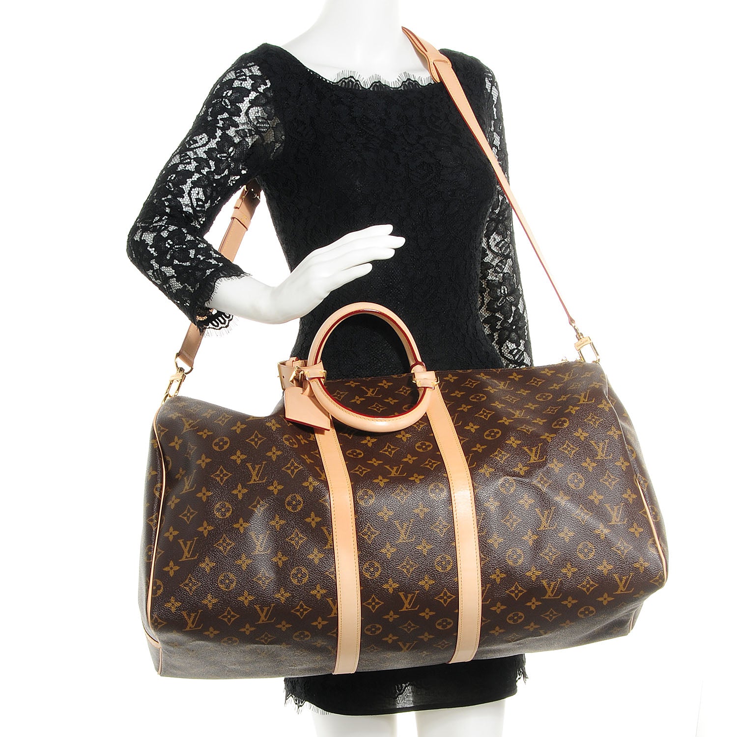 Louis Vuitton Monogram Keepall Bandouliere 55 2 of 8