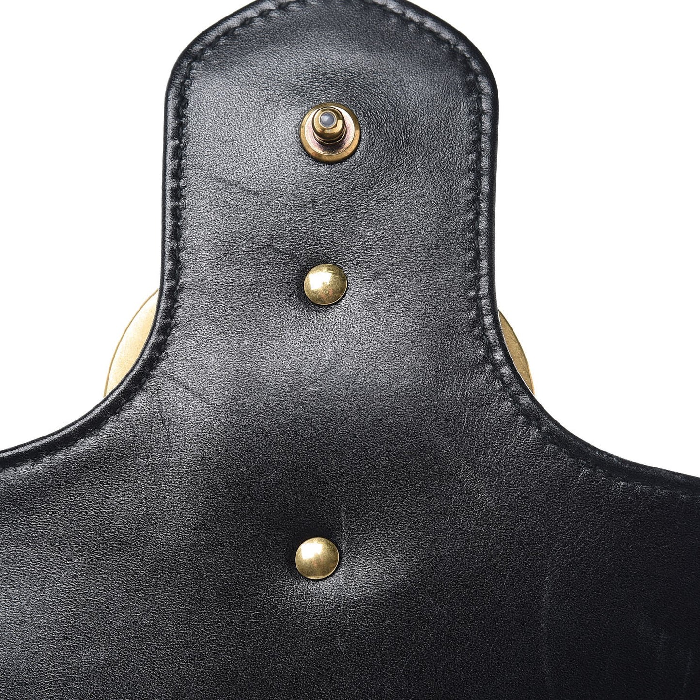 Calfskin Matelasse Medium GG Marmont Shoulder Bag Black