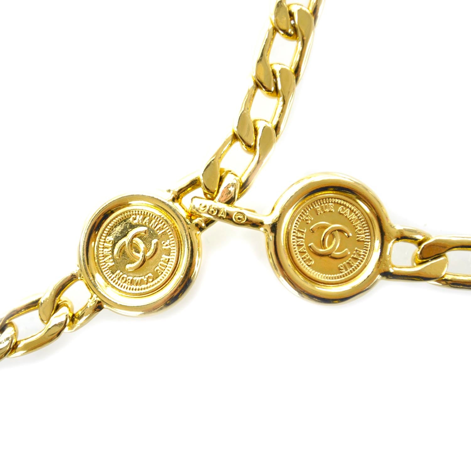 Chanel CC Coin Chain Belt Gold 4 of 5