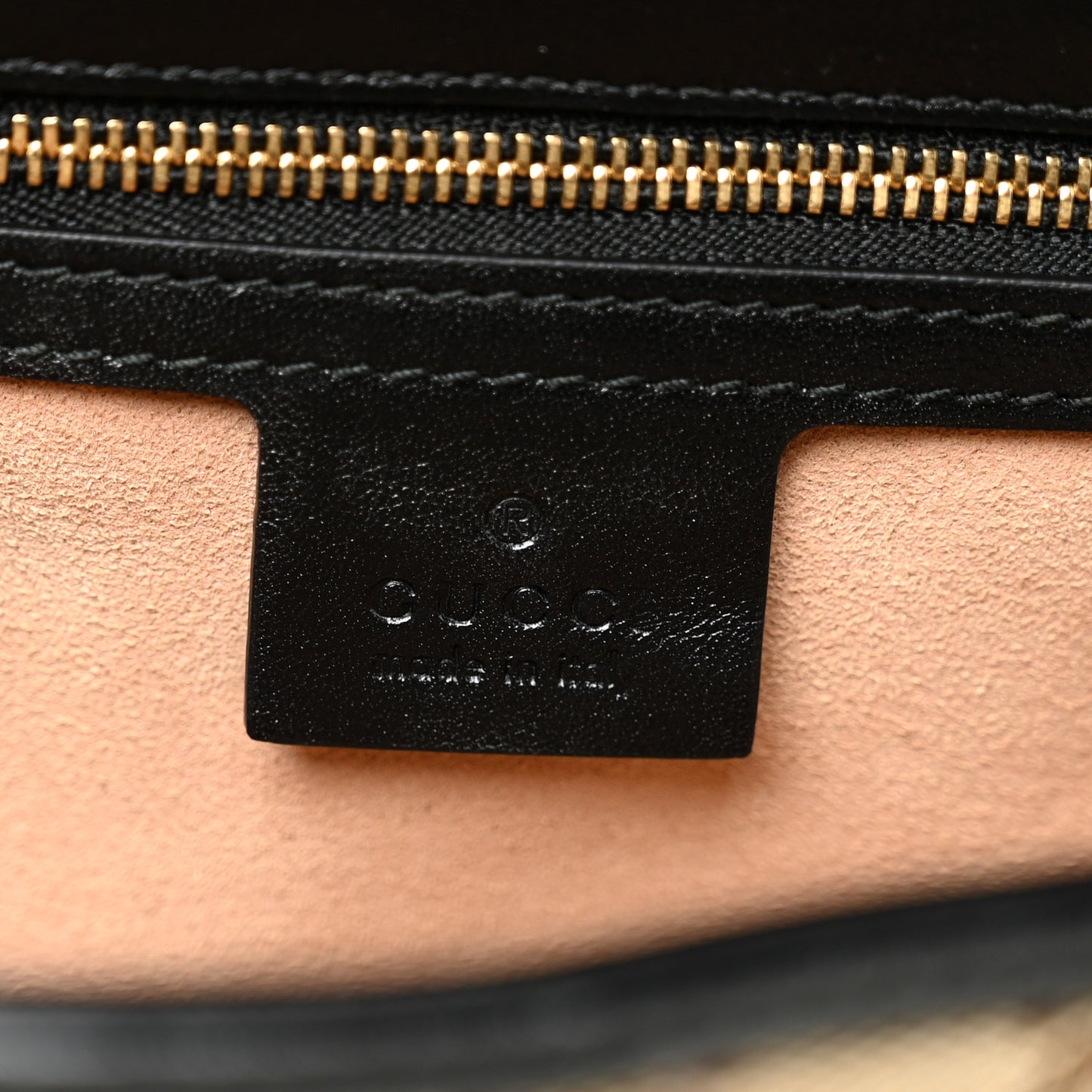 Monogram Matelasse Diagonal Small GG Marmont Shoulder Bag Beige Black