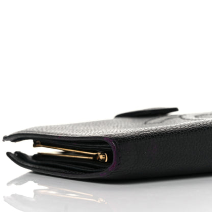 Chanel Caviar Timeless CC French Wallet Black 7 of 8