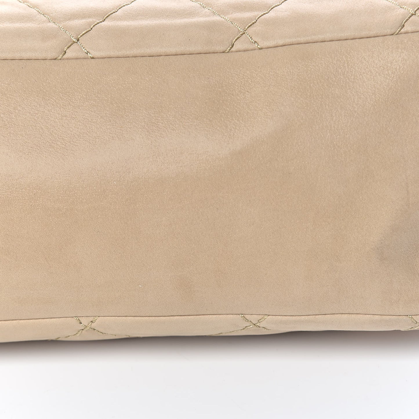 Iridescent Calfskin Small Sea Hit Tote Beige