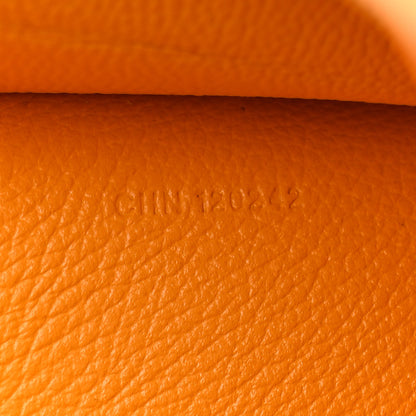 Goyard Goyardine Calfskin Chypre Wallet Pouch Yellow 7 of 14