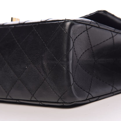 Chanel Aged Calfskin Quilted 2.55 Reissue 226 Flap Black 16 of 17