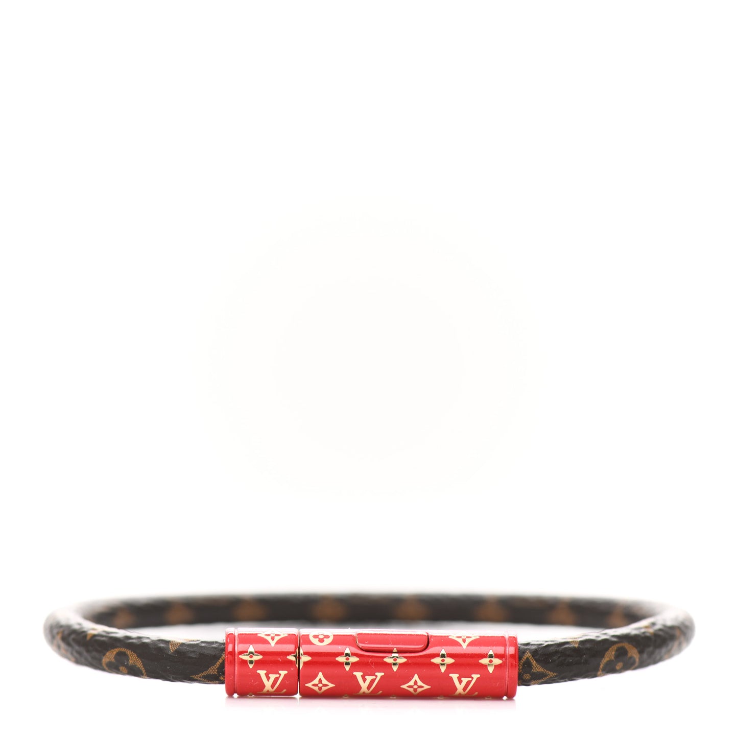 Monogram Confidential Bracelet 17 Red