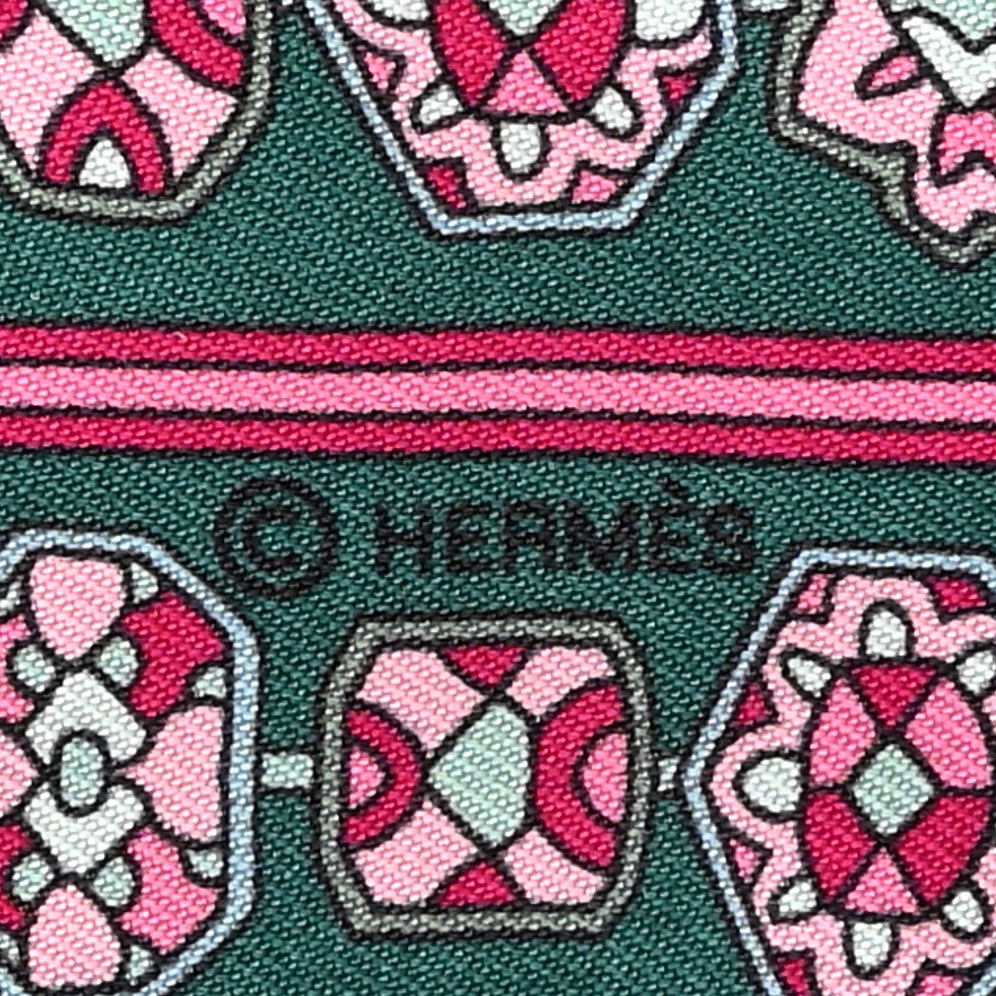 Silk Tapis Persans Twilly Lagon Vert Rose