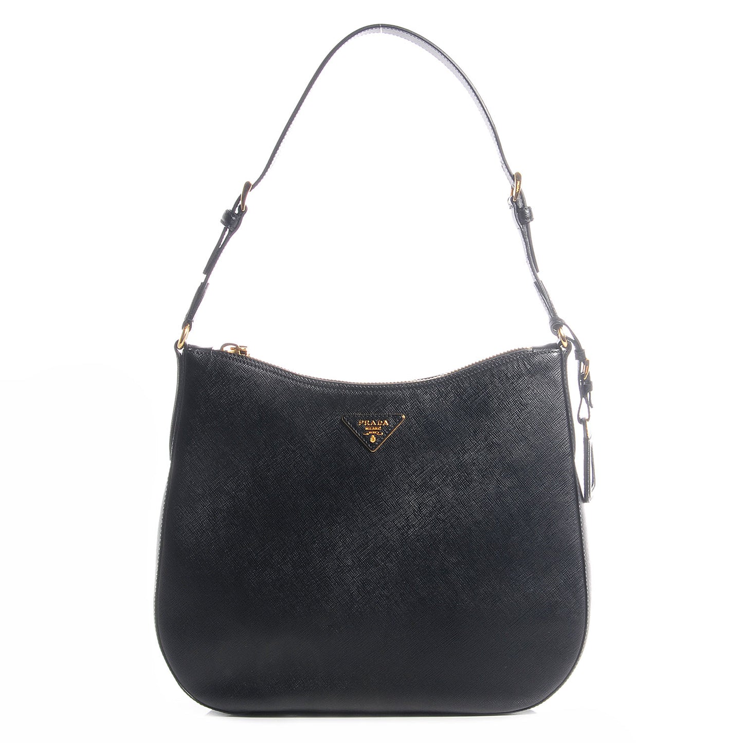 Saffiano Lux Shoulder Bag Nero Black