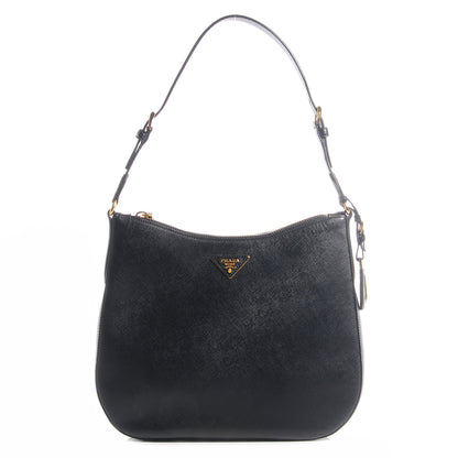 Prada Saffiano Lux Shoulder Bag Nero Black 1 of 12