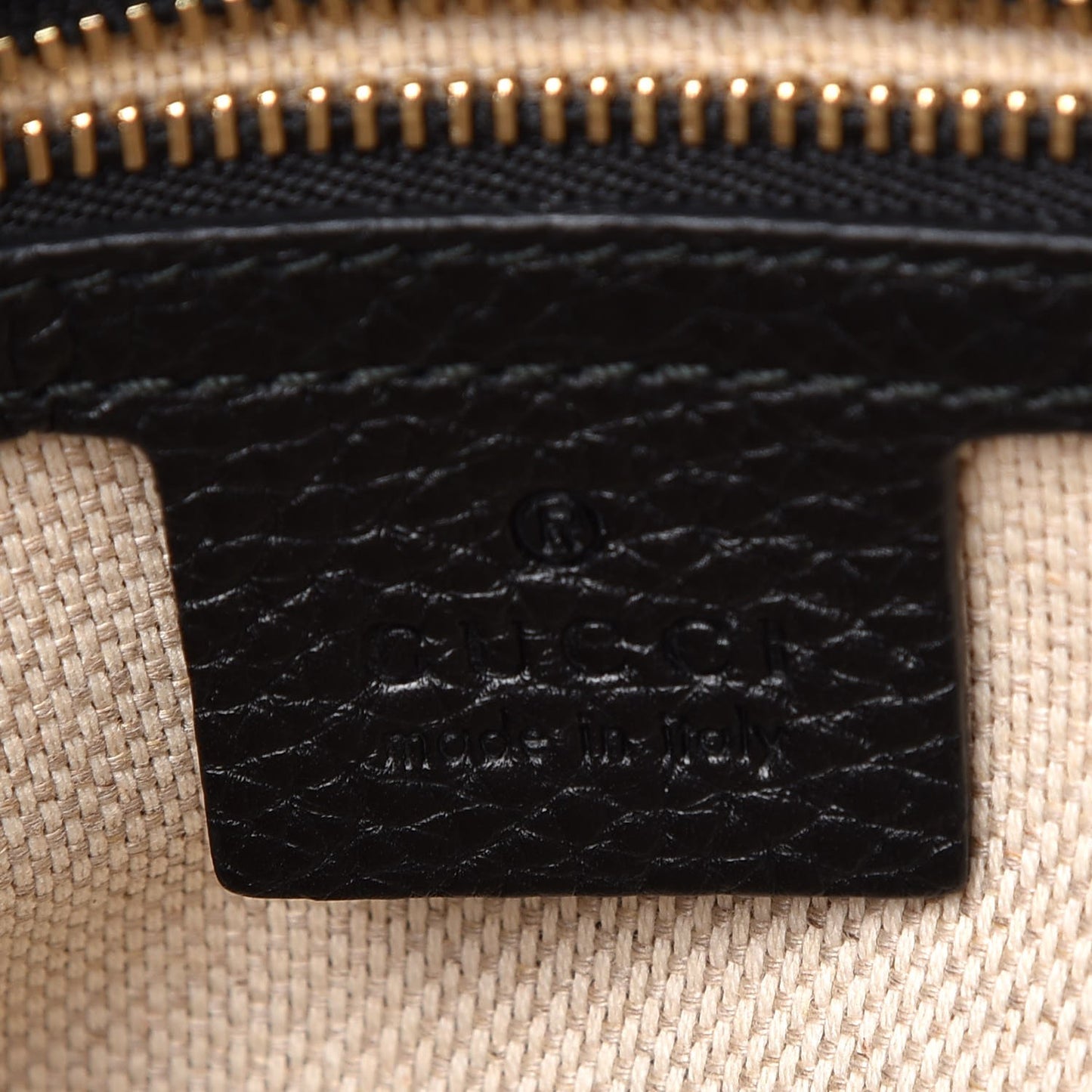 Pebbled Calfskin Small Soho Top Handle Bag Black